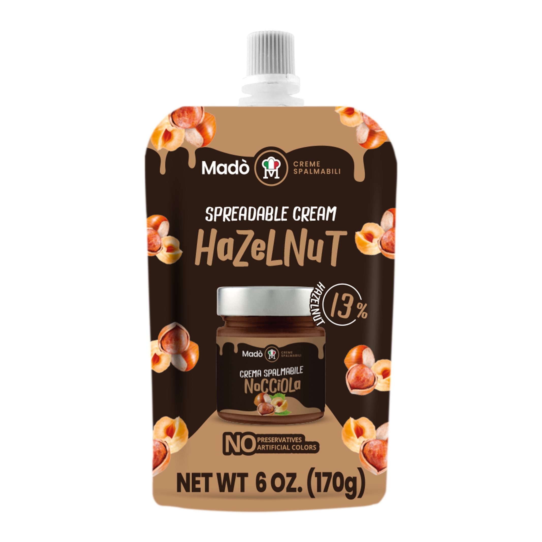 Hazelnut 13% - Squeeze Pouch 6 oz