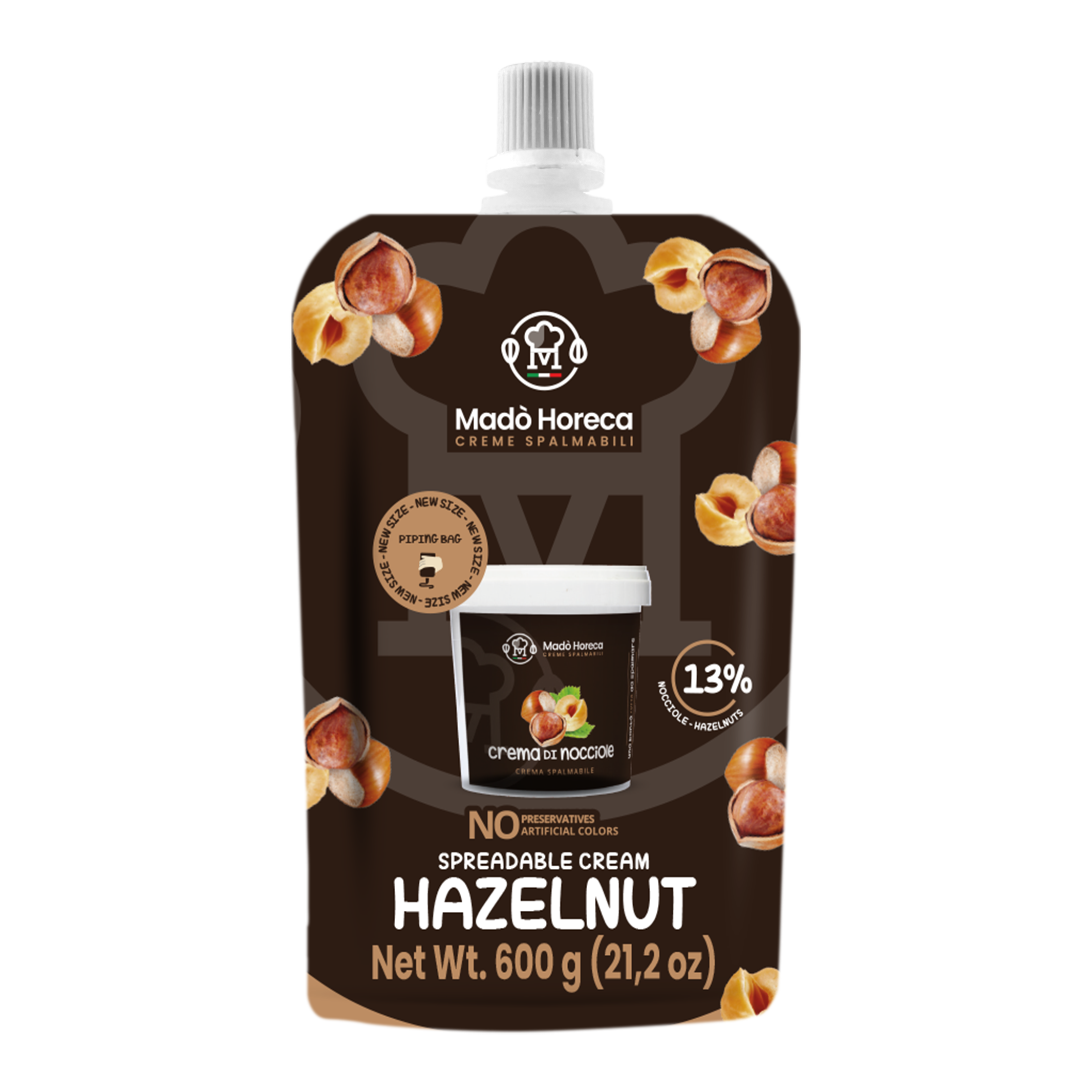 Hazelnut 13% - Squeeze Pouch 21.2 oz