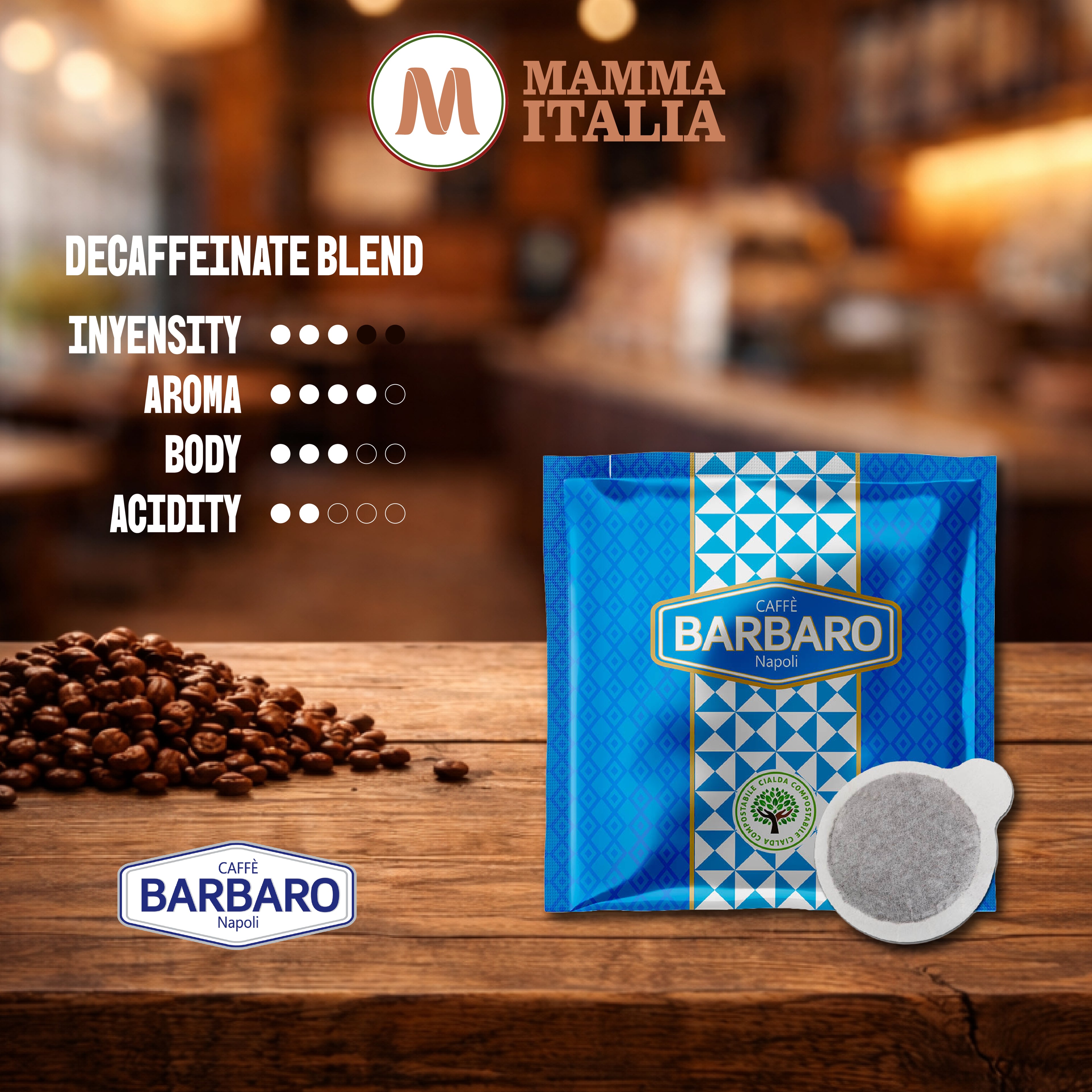 Decaffeinate Blend - Coffee Pods (100 Count Box)