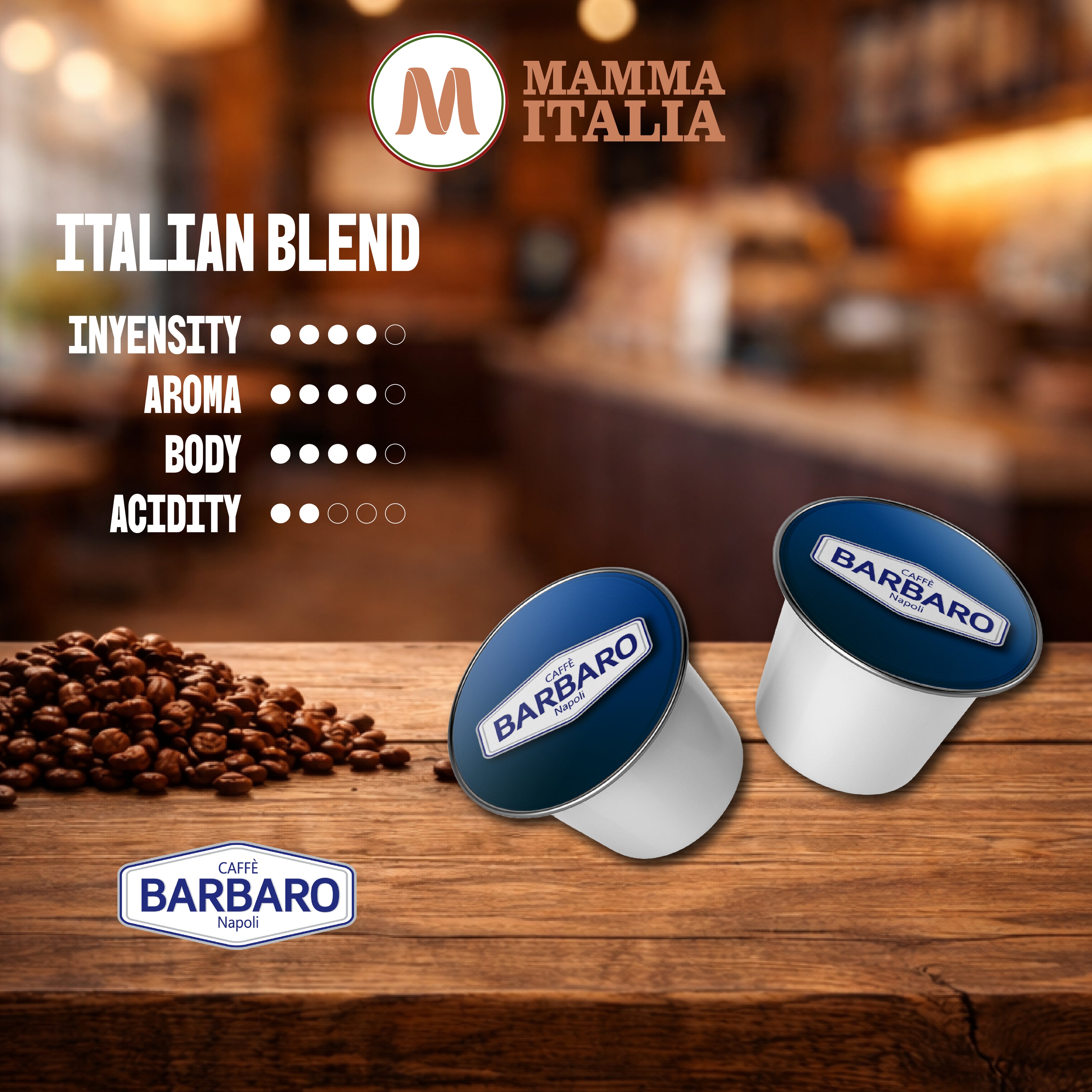 Italian Blend Coffee Capsules – Keurig® Compatible (K-Cup®)
